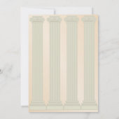 Toga Party Birthday Ivy Scroll Altes römisches Einladung (Rückseite)