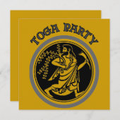 TOGA-PARTY EINLADUNG (Vorne/Hinten)