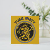 TOGA-PARTY EINLADUNG (Stehend Vorderseite)