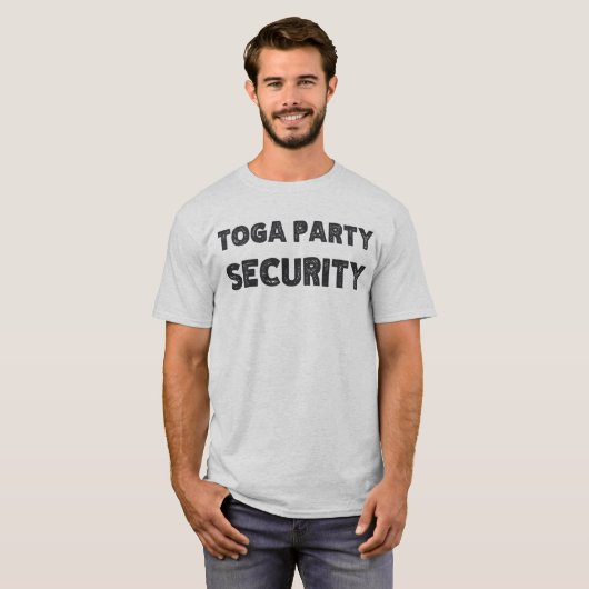 Toga Party Security T-Shirt (Vorne ganz)
