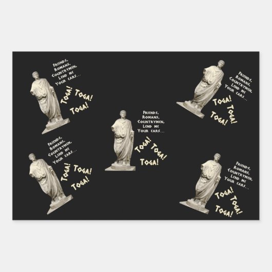 Toga! Toga! Toga! Geschenkpapier Set (Vorderseite 2)