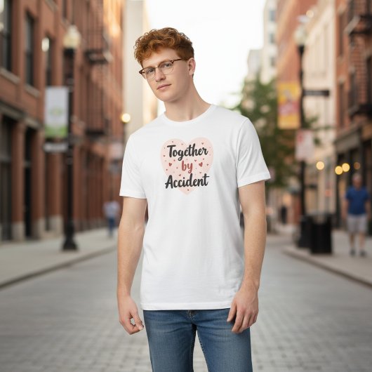 Together by Accident Love Quote Shirt