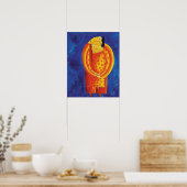 Together Contemporary Painting Art Print Poster (Küche)