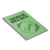 Together For Mental Health Notizblock (Rechte Seite)