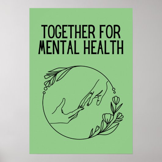 Together For Mental Health Poster (Vorne)