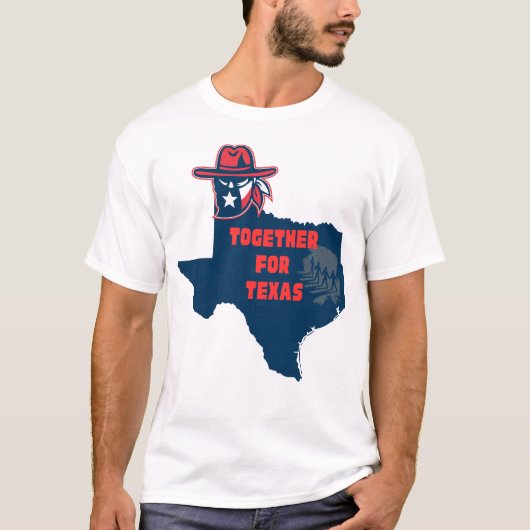 Together for Texas T-Shirt – Unity Pride Tee  (Vorderseite)