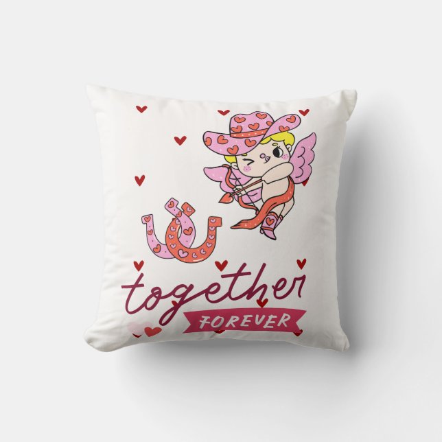 TOGETHER FOREVER COUNTRY STYLE  KISSEN (Vorderseite)