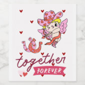 TOGETHER FOREVER COUNTRY STYLE  WEINETIKETT (Einzelnes Label)