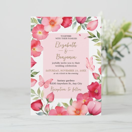 Together Forever Einladung (Stehend Vorderseite)