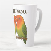 Together Forever Lovebirds Milchtasse (Rechte Ecke)