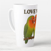 Together Forever Lovebirds Milchtasse (Linke Ecke)
