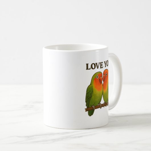 Together Forever Lovebirds - Mugs & Cups Kaffeetasse (VorderseiteRechts)