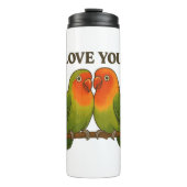 Together Forever Lovebirds Thermal Tumbler Thermosbecher (Vorderseite)