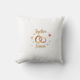 Together Forever Romantic Decorative Pillow Kissen