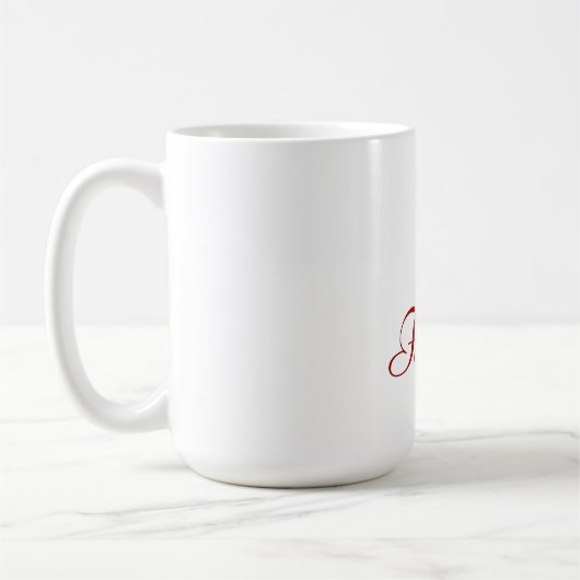 “Together Forever – Romantic Valentine’s Day Coupl Kaffeetasse (Links)