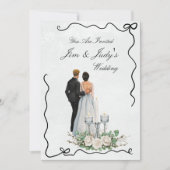 Together Forever - Wedding Celebration Invitation Einladung (Vorderseite)