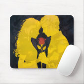 Together in Love- Romantic Love Illustration Mousepad (Mit Mouse)