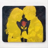 Together in Love- Romantic Love Illustration Mousepad (Vorne)