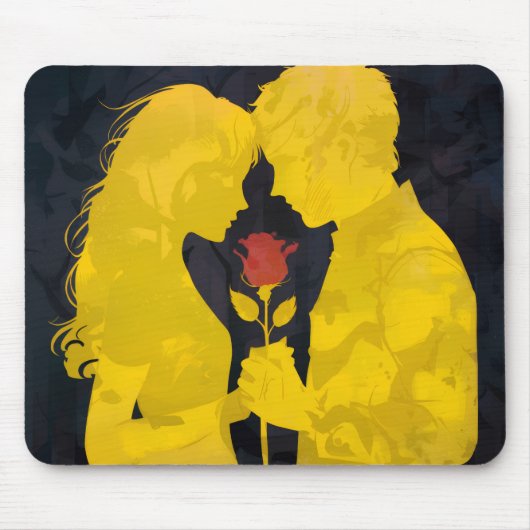 Together in Love- Romantic Love Illustration Mousepad (Vorne)