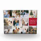 Together Is Our Favorite Place to Be Photo Collage Fotoblock (Vorderseite)