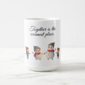 Together Is the Warmest Place – Cozy Winter Family Kaffeetasse (Mittel)