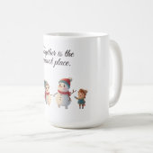 Together Is the Warmest Place – Cozy Winter Family Kaffeetasse (VorderseiteRechts)