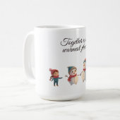 Together Is the Warmest Place – Cozy Winter Family Kaffeetasse (Vorderseite Links)