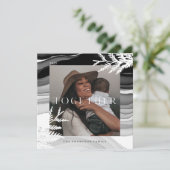 Together Modern & Minimum Japandi Christmas Feiertagskarte (Stehend Vorderseite)