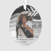 Together Modern & Minimum Japandi Christmas Ornament (Vorderseite)