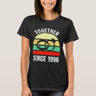Together Since 1996 Vintage Romance 30th Wedding A T-Shirt