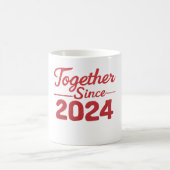 Together Since 2024 Couple mug Kaffeetasse (Mittel)