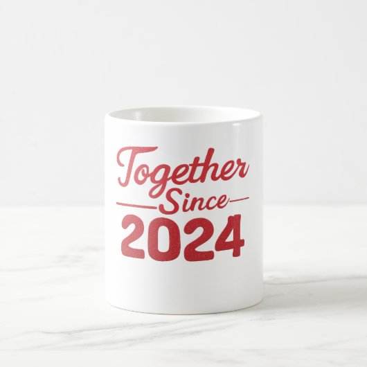 Together Since 2024 Couple mug Kaffeetasse (Mittel)