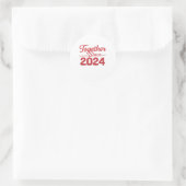 Together Since 2024 Couple Sticker (Tasche)