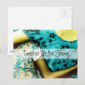 Together We Are Strong Postkarte (Vorne/Hinten)