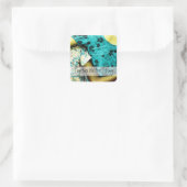 Together We Are Strong Quadratischer Aufkleber (Tasche)
