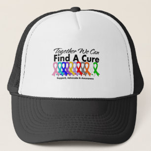 Together We Can Find A Cure Cancer Truckerkappe