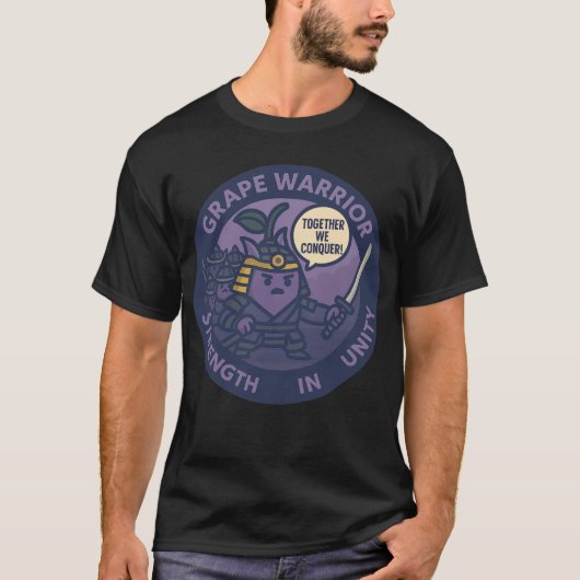 Together We Conquer Samurai Grape T-Shirt (Vorderseite)