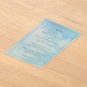 Together with their families Sky Blue Clouds Acryleinladungen (Ablage )