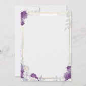 Together With Their Families Wedding Invitation Wo Einladung (Rückseite)