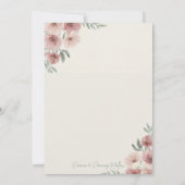 Together with Their Families Wedding Invitation Wo Einladung (Rückseite)