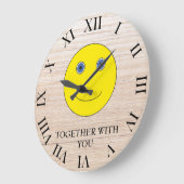 Together with you große wanduhr (Winkel)