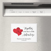 TogetherEvery Day Adventure Valentines Day Quote Magnet (In Situ (Geschirrspüler))