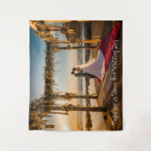 #TogetherinLove:OurWeddingDayTapestry Wandteppich (Vorderseite)