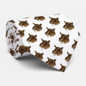 "Toggenburg Ziege " Krawatte (Gerollt)