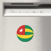 Togo Fisheye Flag Magnet (In Situ (Geschirrspüler))