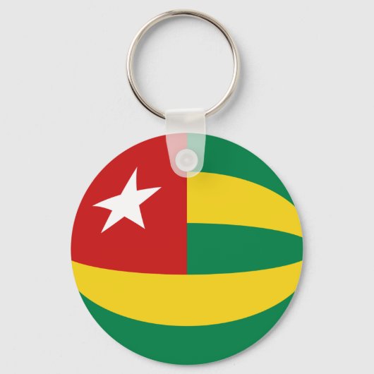 Togo Fisheye Flag Schlüsselanhänger (Vorderseite)
