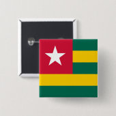 Togo Flag Button (Vorne & Hinten)
