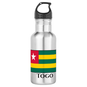 Togo Flag Edelstahlflasche