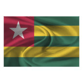 Togo Flag Fotodruck (Vorne)