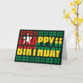 Togo Flag Geburtskarte Karte (Gelbe Blume)